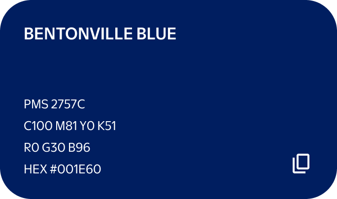 Bentonville Blue Specs